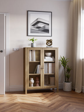 Credenza 2 ante in legno di pino Herity 90x120 cm