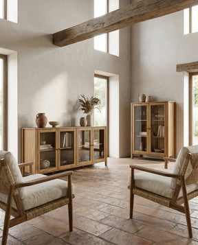Credenza 2 ante in legno di pino Herity 90x120 cm