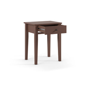 Comodino 1 cassetto in legno di pino Juno 36x46 cm
