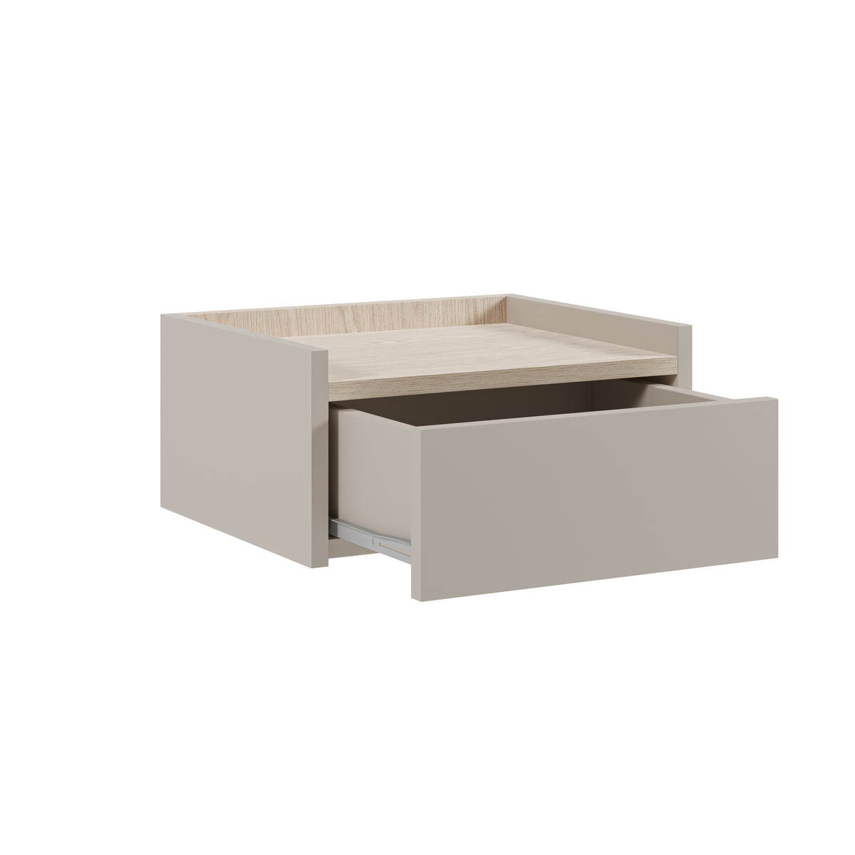 Comodino sospeso 1 cassetto Flint 36x46 cm