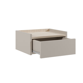 Comodino sospeso 1 cassetto Flint 36x46 cm