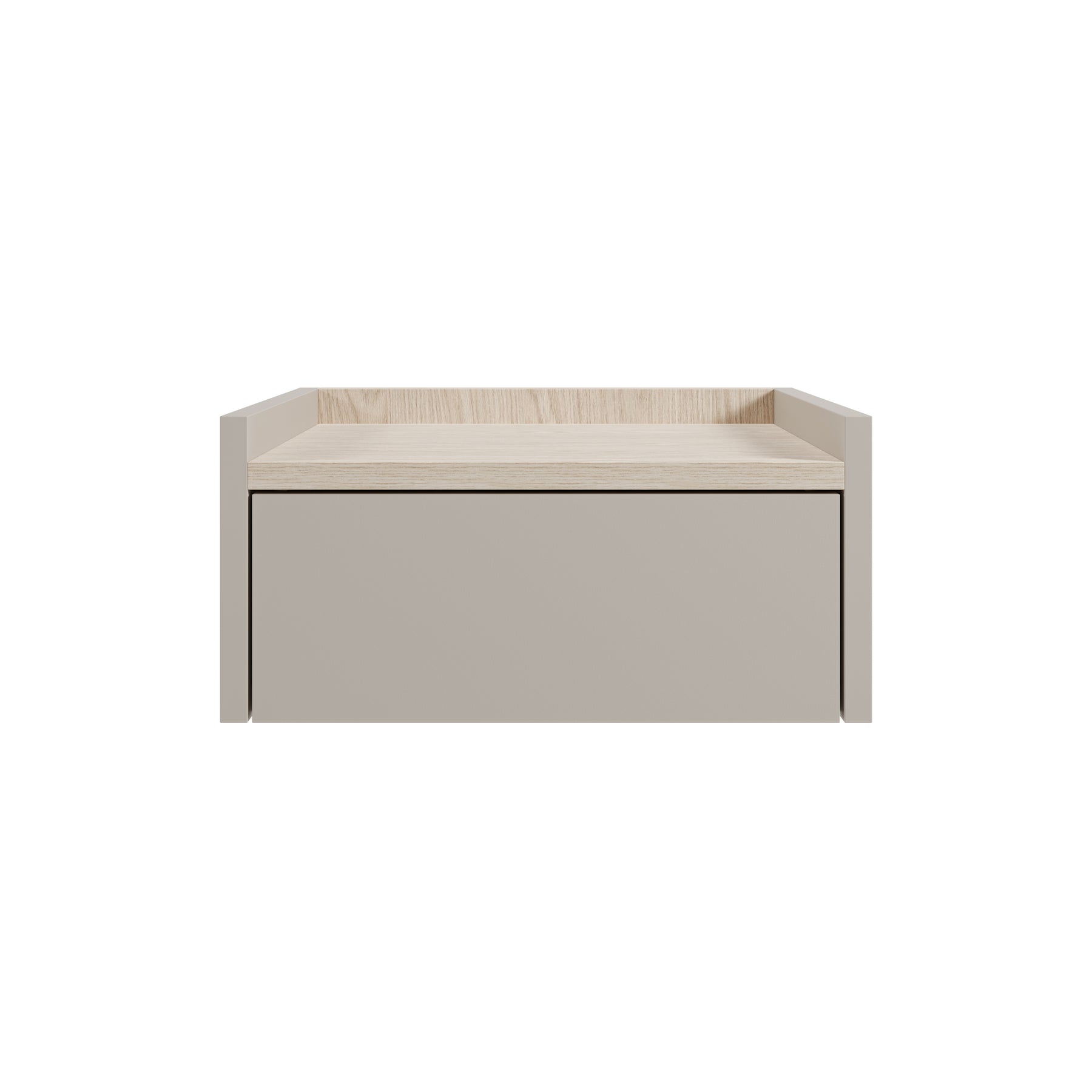 Comodino sospeso 1 cassetto Flint 36x46 cm