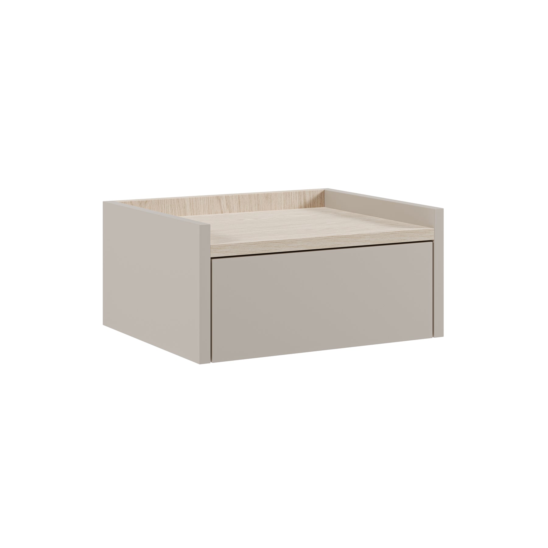 Comodino sospeso 1 cassetto Flint 36x46 cm