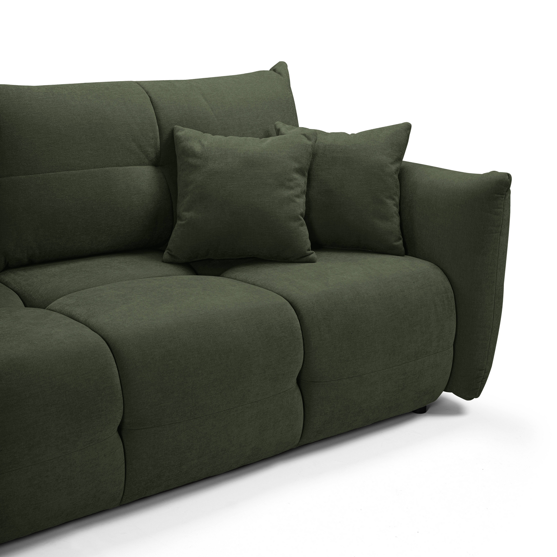 Divano letto in tessuto cinigliato Lisbona 245x110/144 cm