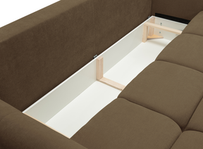 Divano letto in tessuto cinigliato Lisbona 245x110/144 cm