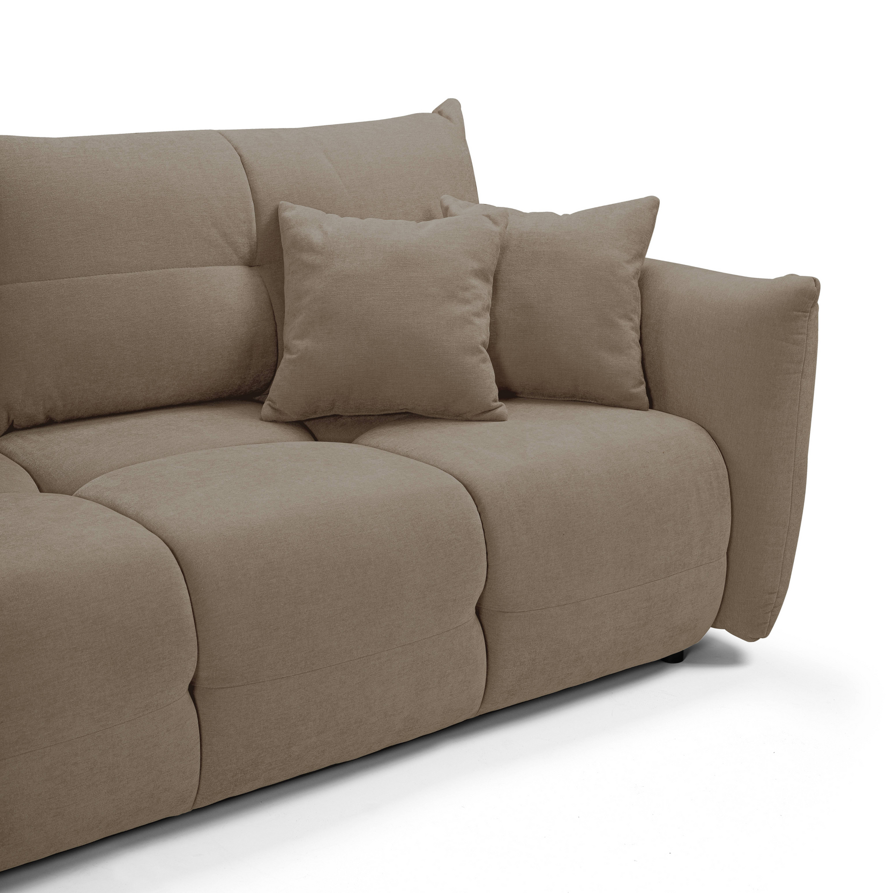 Divano letto in tessuto cinigliato Lisbona 245x110/144 cm