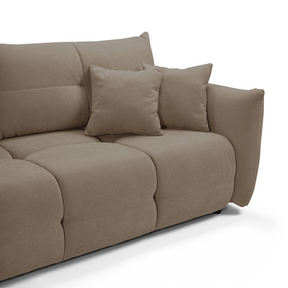 Divano letto in tessuto cinigliato Lisbona 245x110/144 cm