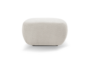 Pouf in tessuto bouclè Madrid 75x39 cm