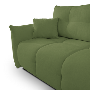 Divano letto angolare in tessuto cinigliato Dublino 257x111/177 cm