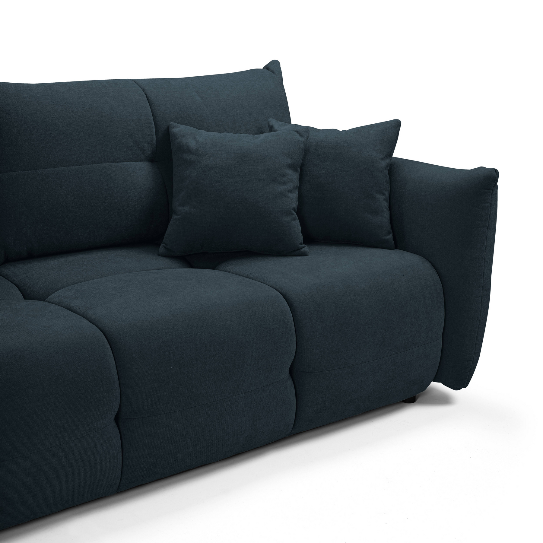 Divano letto in tessuto cinigliato Lisbona 245x110/144 cm