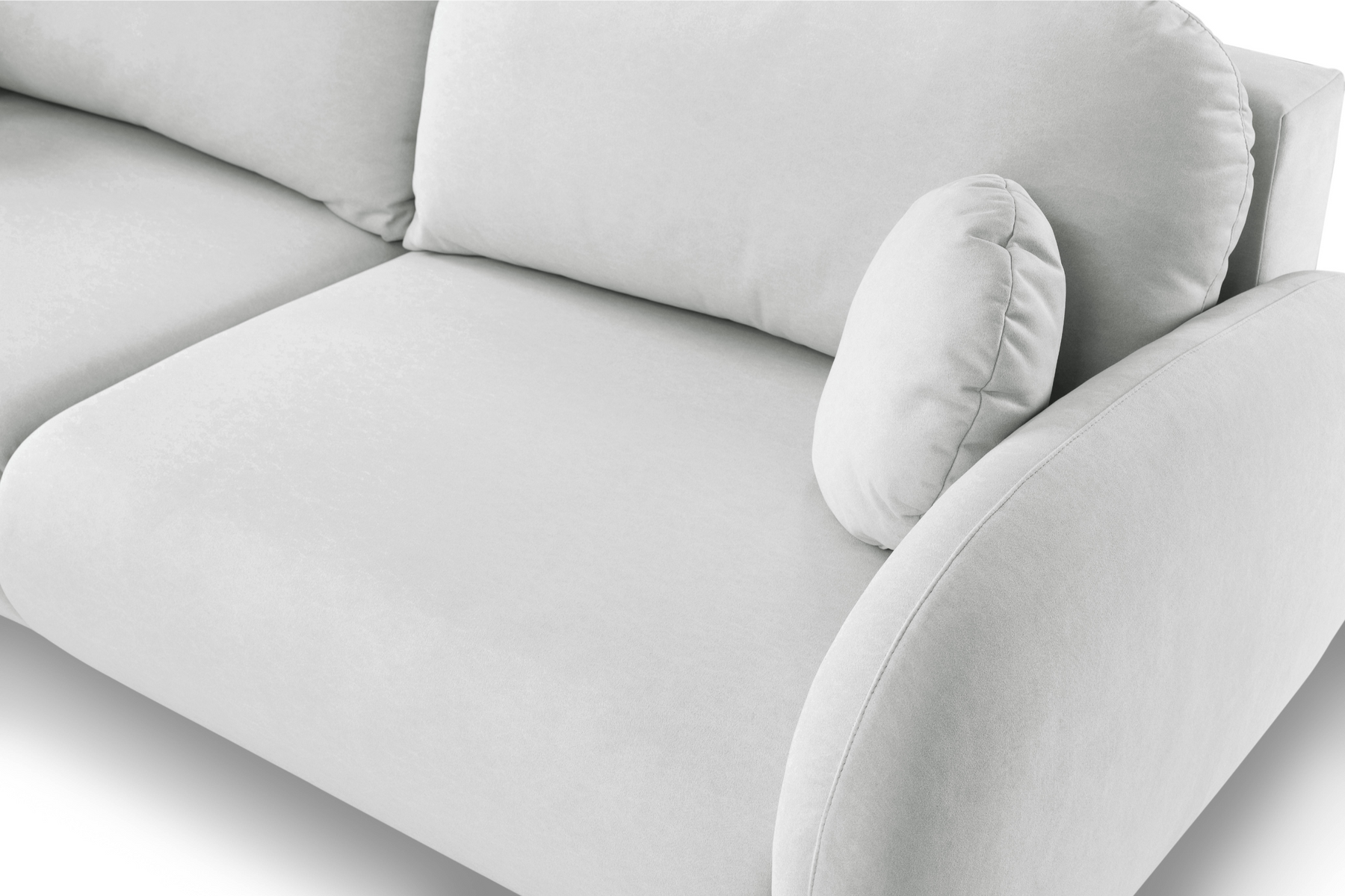 Divano letto in tessuto cinigliato Praga 232x109 cm