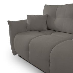 Divano letto angolare in tessuto cinigliato Dublino 257x111/177 cm