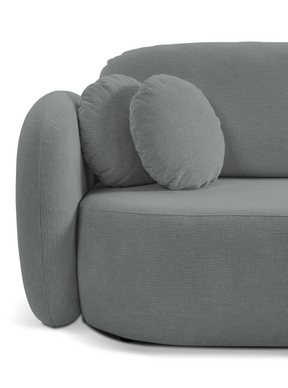 Divano letto angolare in tessuto cinigliato Madrid 248x174 cm