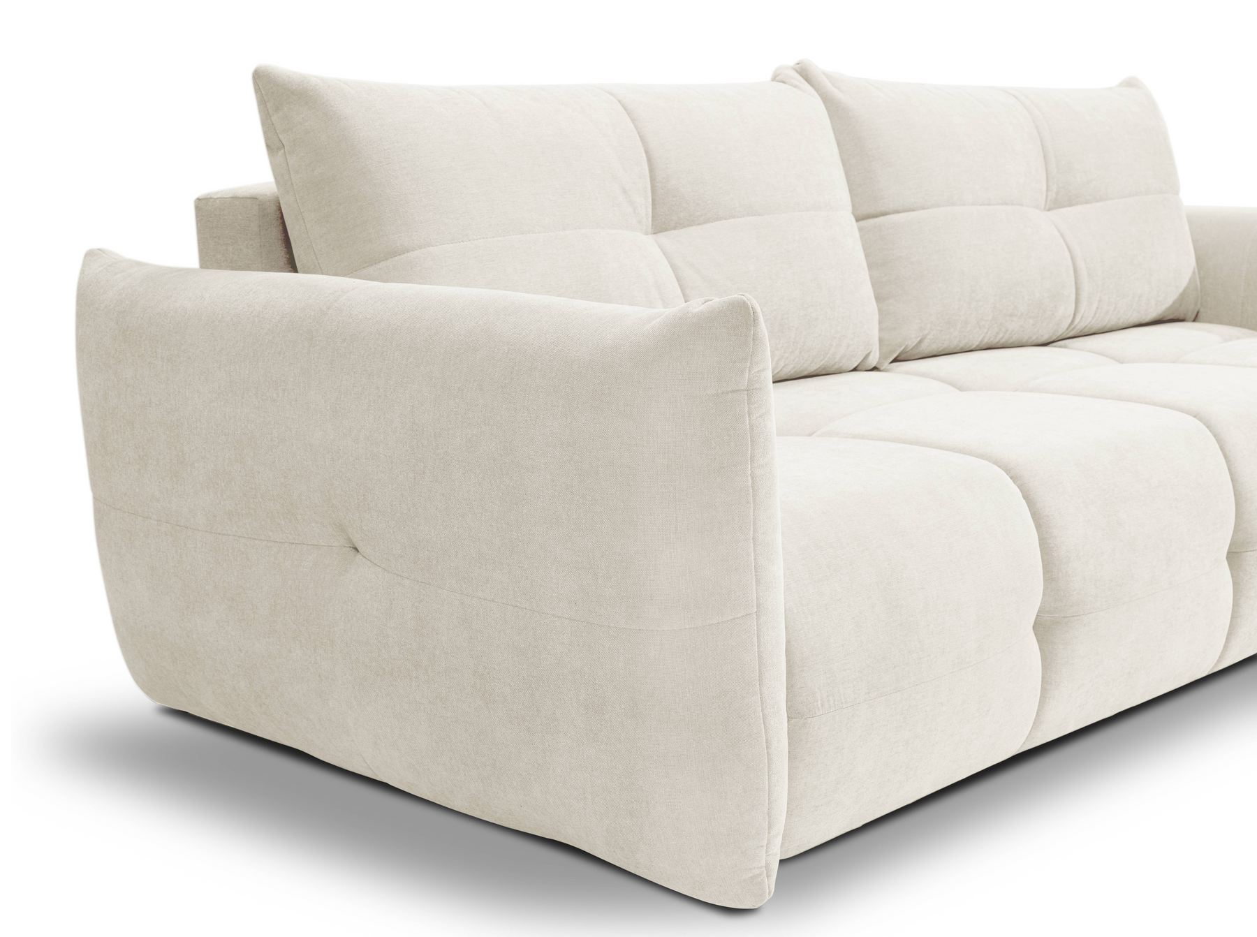 Divano letto in tessuto cinigliato Lisbona 245x110/144 cm