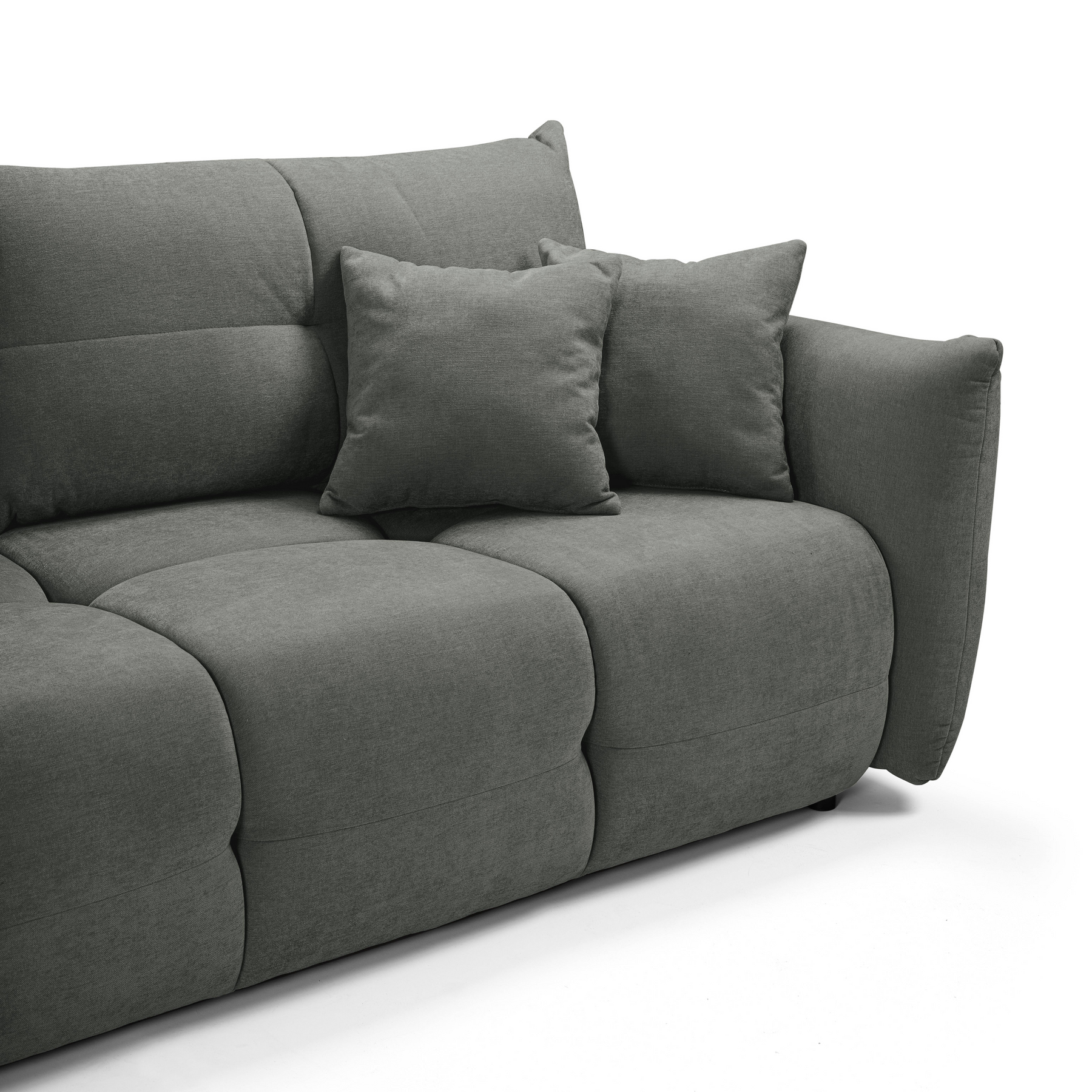 Divano letto in tessuto cinigliato Lisbona 245x110/144 cm