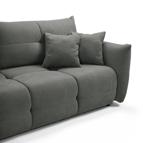 Divano letto in tessuto cinigliato Lisbona 245x110/144 cm