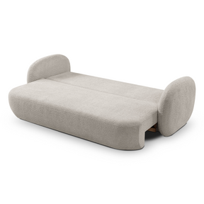 Divano letto in tessuto bouclè Madrid 238x142 cm
