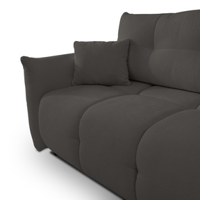 Divano letto angolare in tessuto cinigliato Dublino 257x111/177 cm