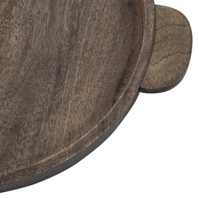 Set di 2 vassoi in legno Bak 3x36 cm