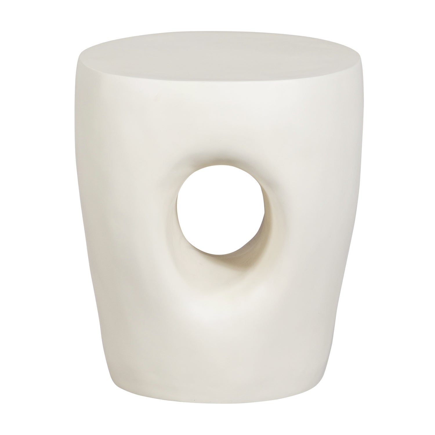 Tavolino da esterno bianco Aris 40x47 cm