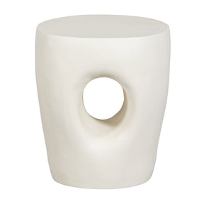 Tavolino da esterno bianco Aris 40x47 cm