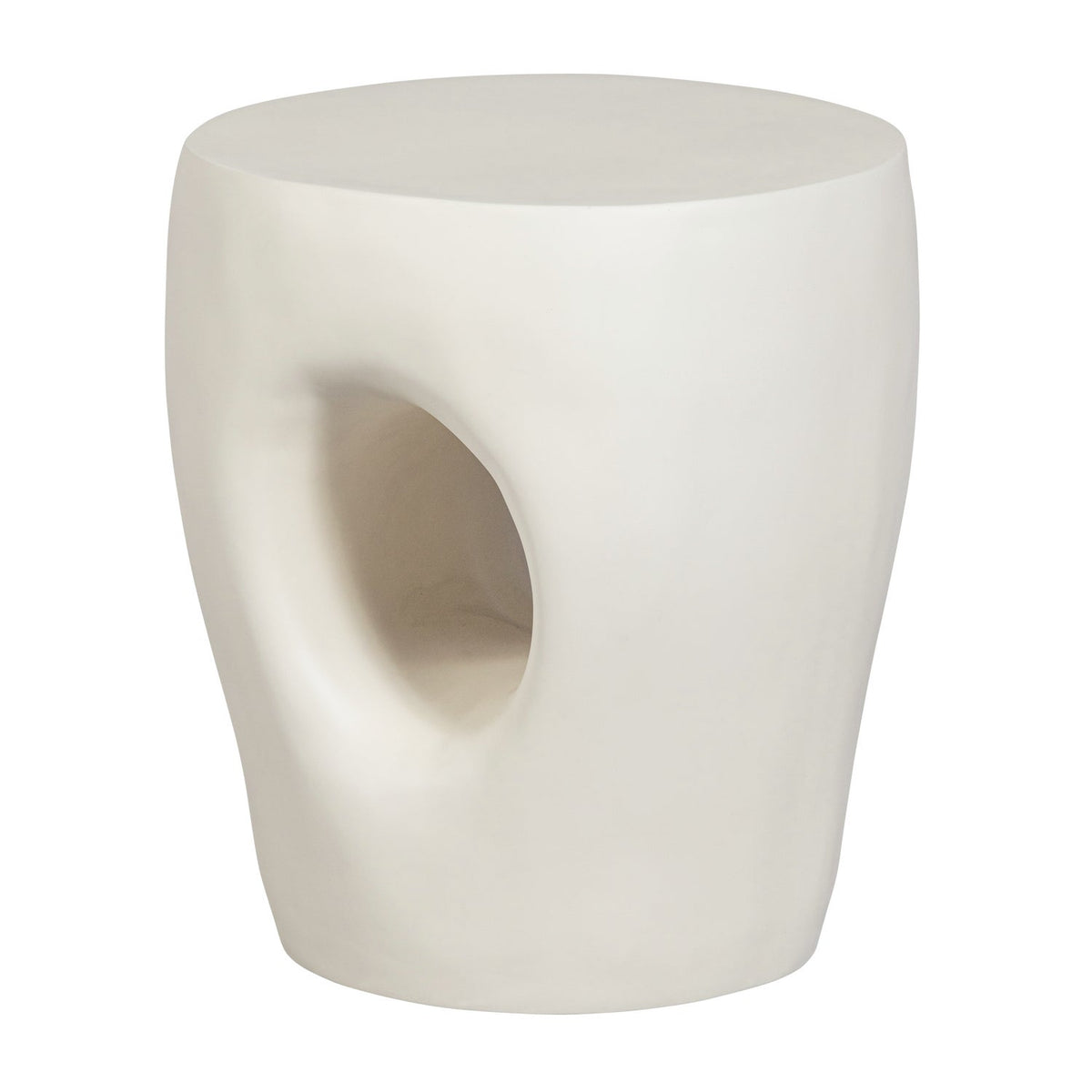 Tavolino da esterno bianco Aris 40x47 cm