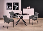 Tavolo rotondo per 4 persone rovere Parnaso 120x76 cm