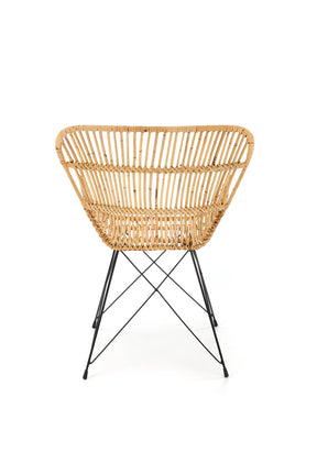 Sedia da esterno in rattan Lilia 61x45 cm