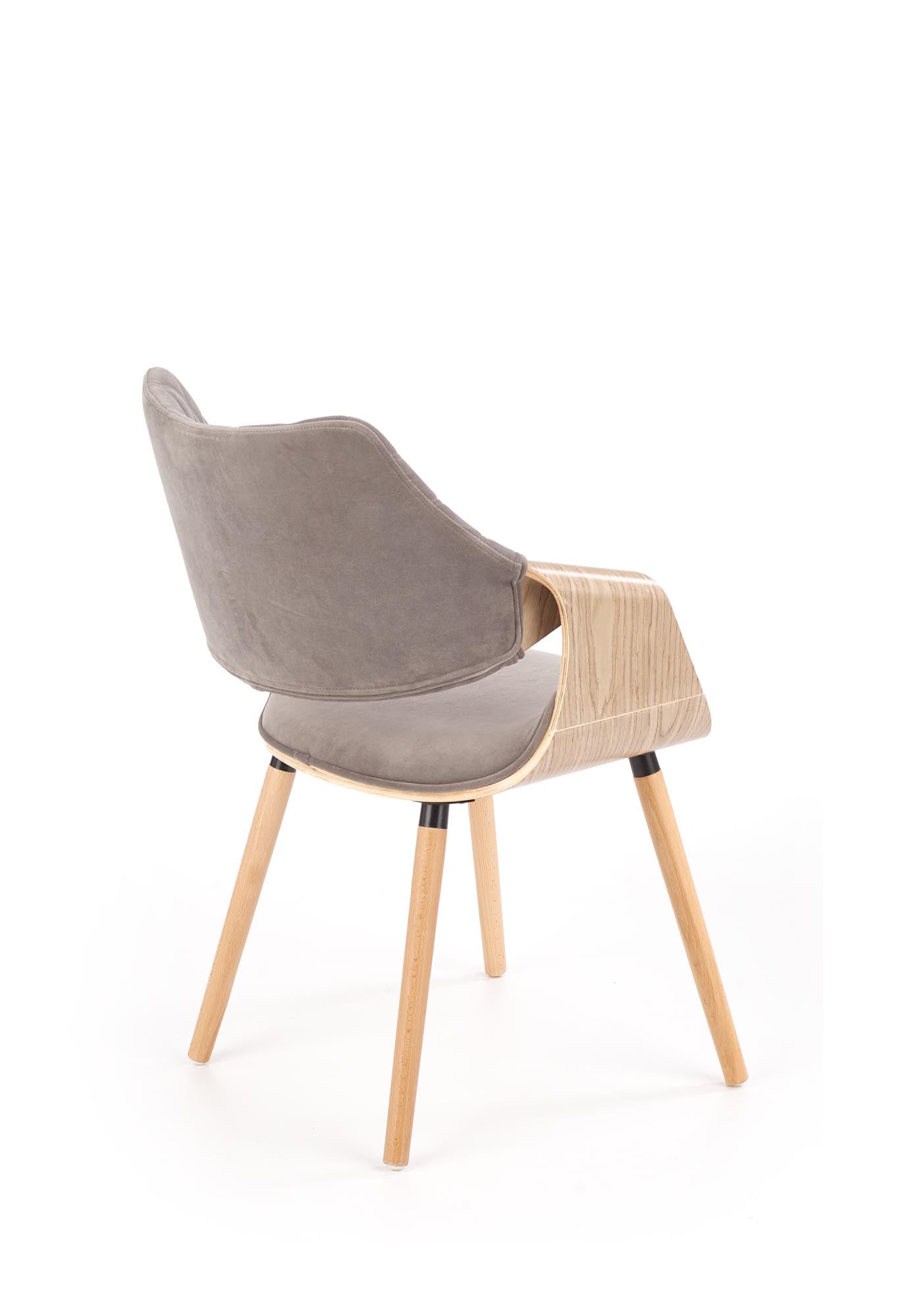Sedia in legno/tessuto Camilla 56x77 cm