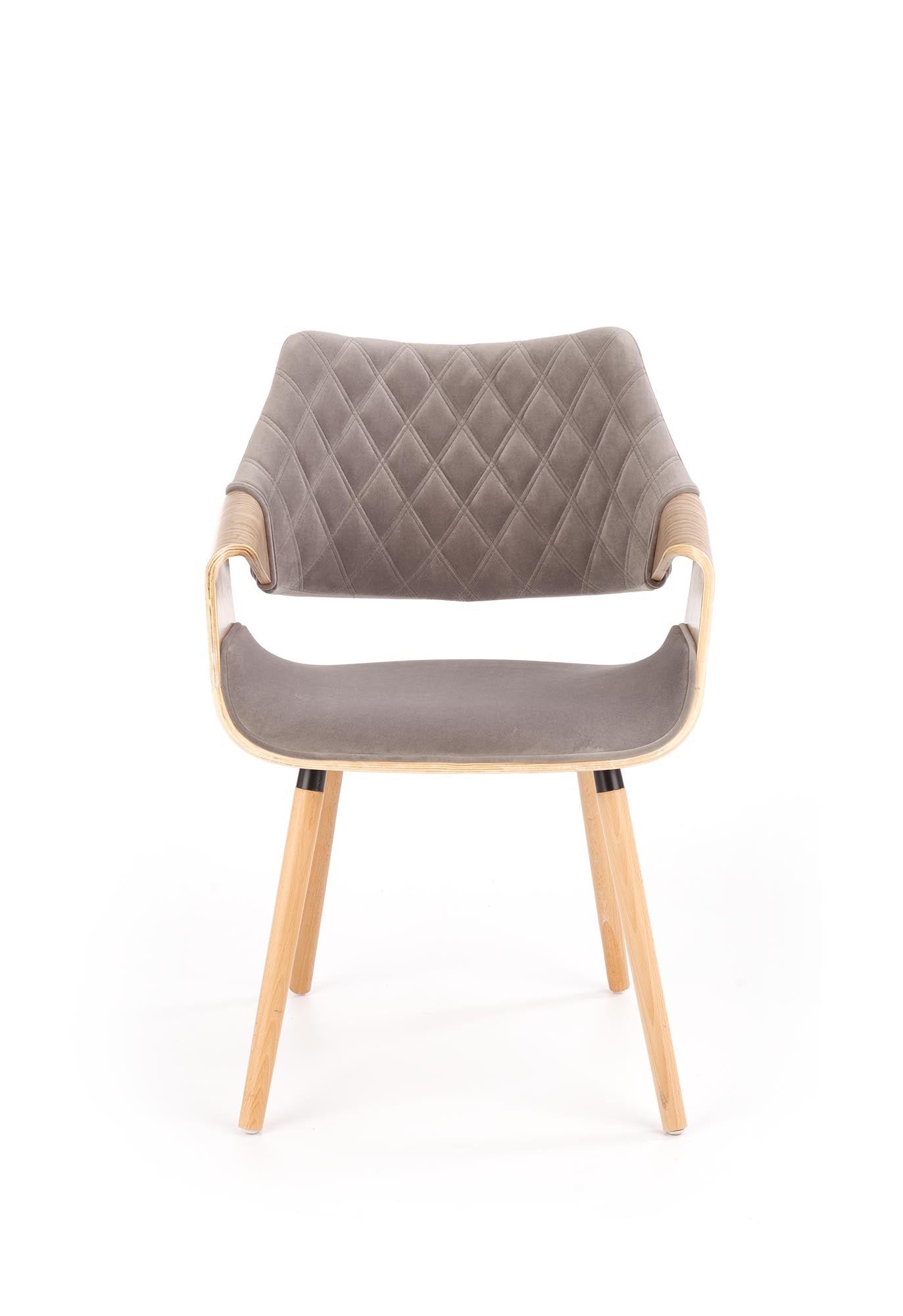 Sedia in legno/tessuto Camilla 56x77 cm