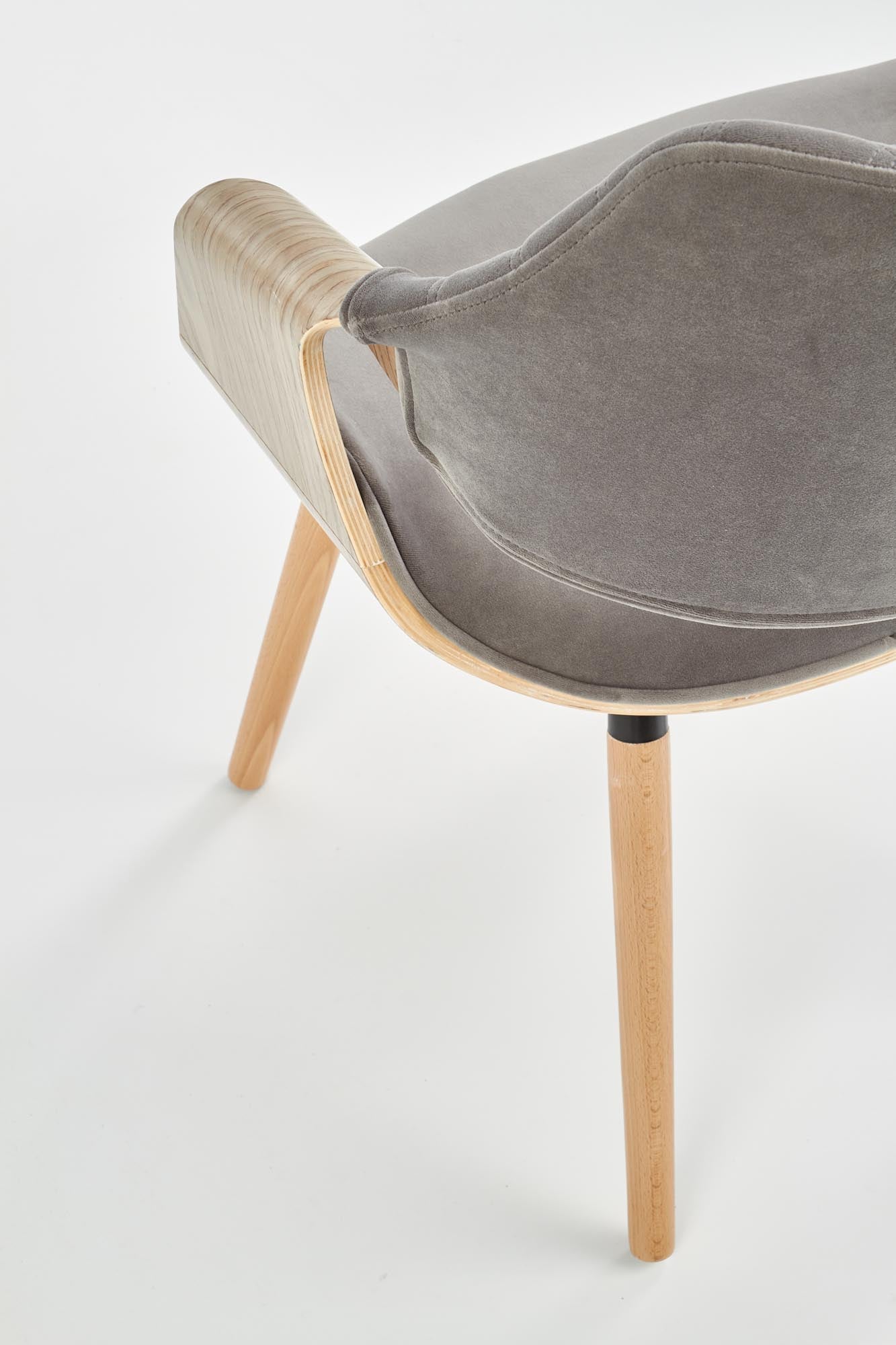 Sedia in legno/tessuto Camilla 56x77 cm