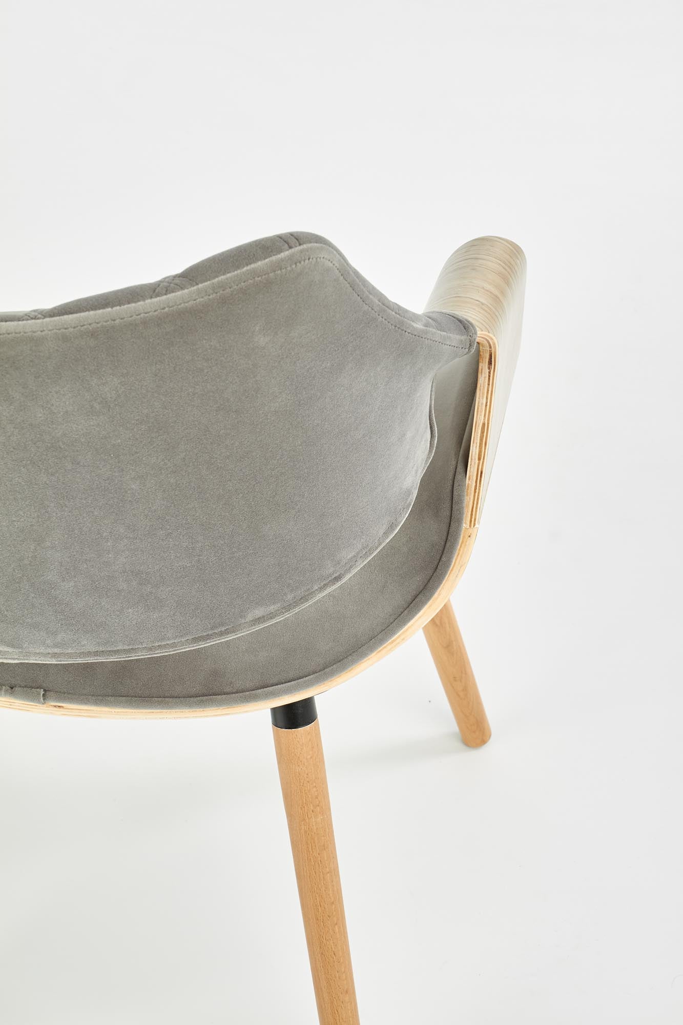 Sedia in legno/tessuto Camilla 56x77 cm