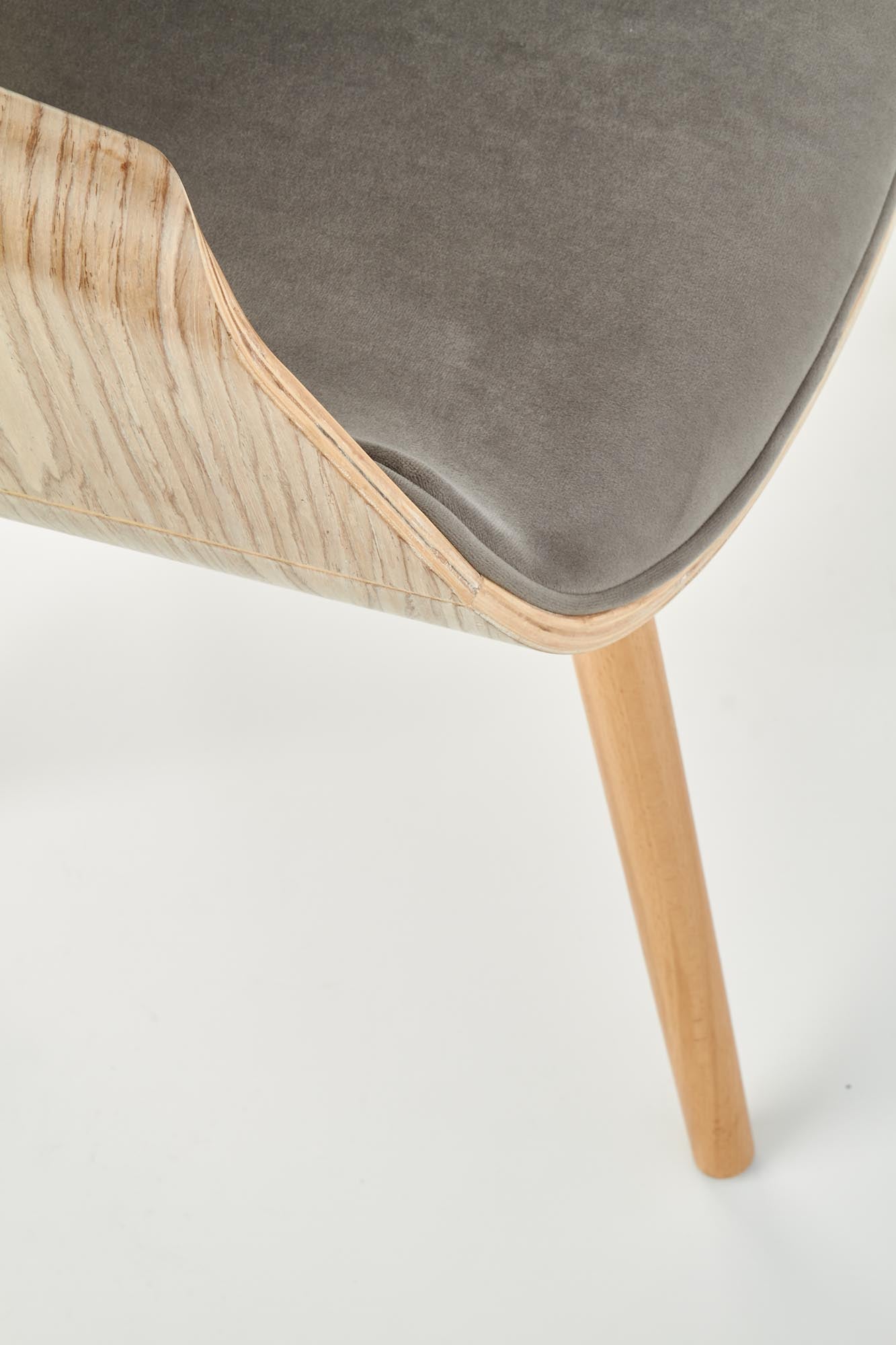 Sedia in legno/tessuto Camilla 56x77 cm