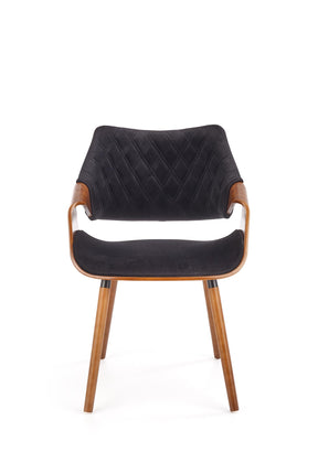 Sedia in legno/tessuto Camilla 56x77 cm
