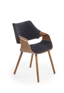 Sedia in legno/tessuto Camilla 56x77 cm