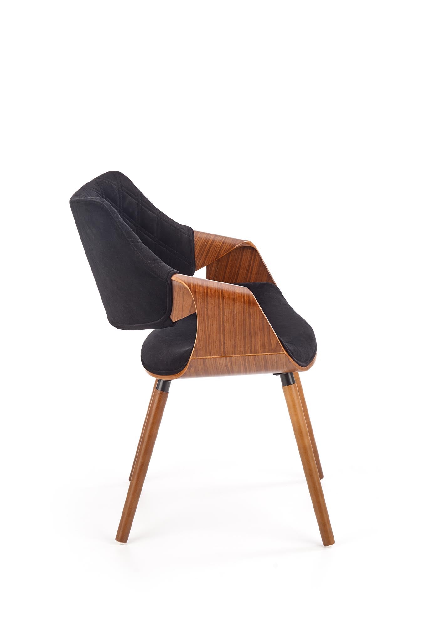 Sedia in legno/tessuto Camilla 56x77 cm