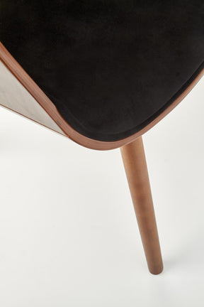 Sedia in legno/tessuto Camilla 56x77 cm
