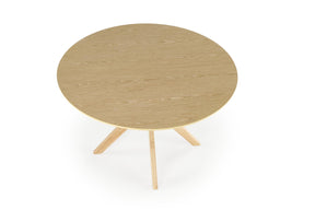 Tavolo rotondo per 4 persone rovere Sphera 120x77 cm