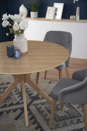 Tavolo rotondo per 4 persone rovere Sphera 120x77 cm