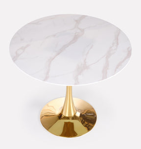 Tavolo rotondo per 4 persone rovere Cristallo 90x75 cm
