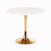 Tavolo rotondo per 4 persone rovere Cristallo 90x75 cm