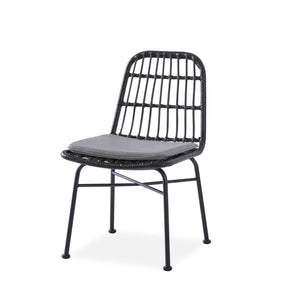 Sedia da esterno in rattan sintetico Elara 47x43 cm