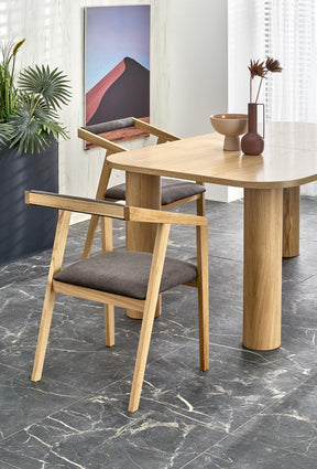 Tavolo per 4/6 persone tondo rovere Honos