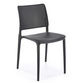 Set di 4 sedie da esterno in polipropilene Vela 45x47 cm