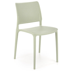 Set di 4 sedie da esterno in polipropilene Vela 45x47 cm