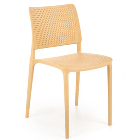 Set di 4 sedie da esterno in polipropilene Vela 45x47 cm