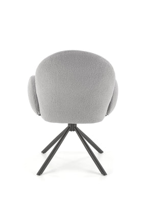 Set di 2 sedie girevoli in acciaio Spin 64x46 cm