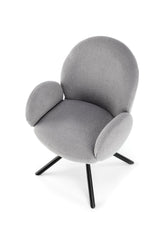 Set di 2 sedie girevoli in acciaio Spin 64x46 cm