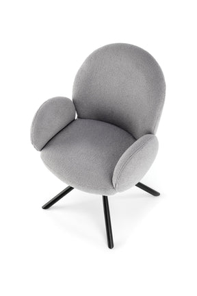 Set di 2 sedie girevoli in acciaio Spin 64x46 cm