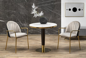 Tavolo rotondo per 4 persone rovere Tenebris 120x78 cm